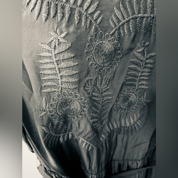 Who what wear embroidered maxi dress  Sz M - Picture 6 of 9